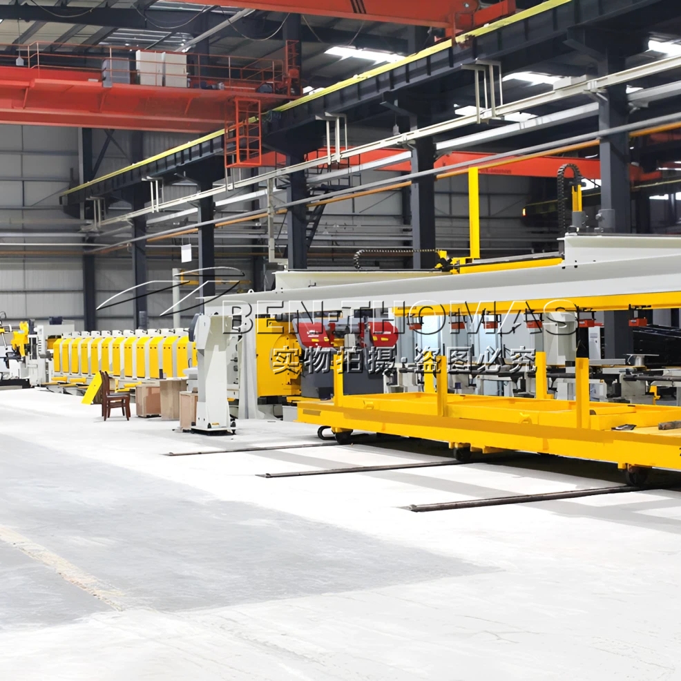 Automobile frame rail production line