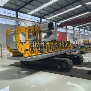 Greenhouse gutter machine