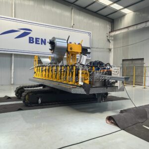 Greenhouse gutter machine