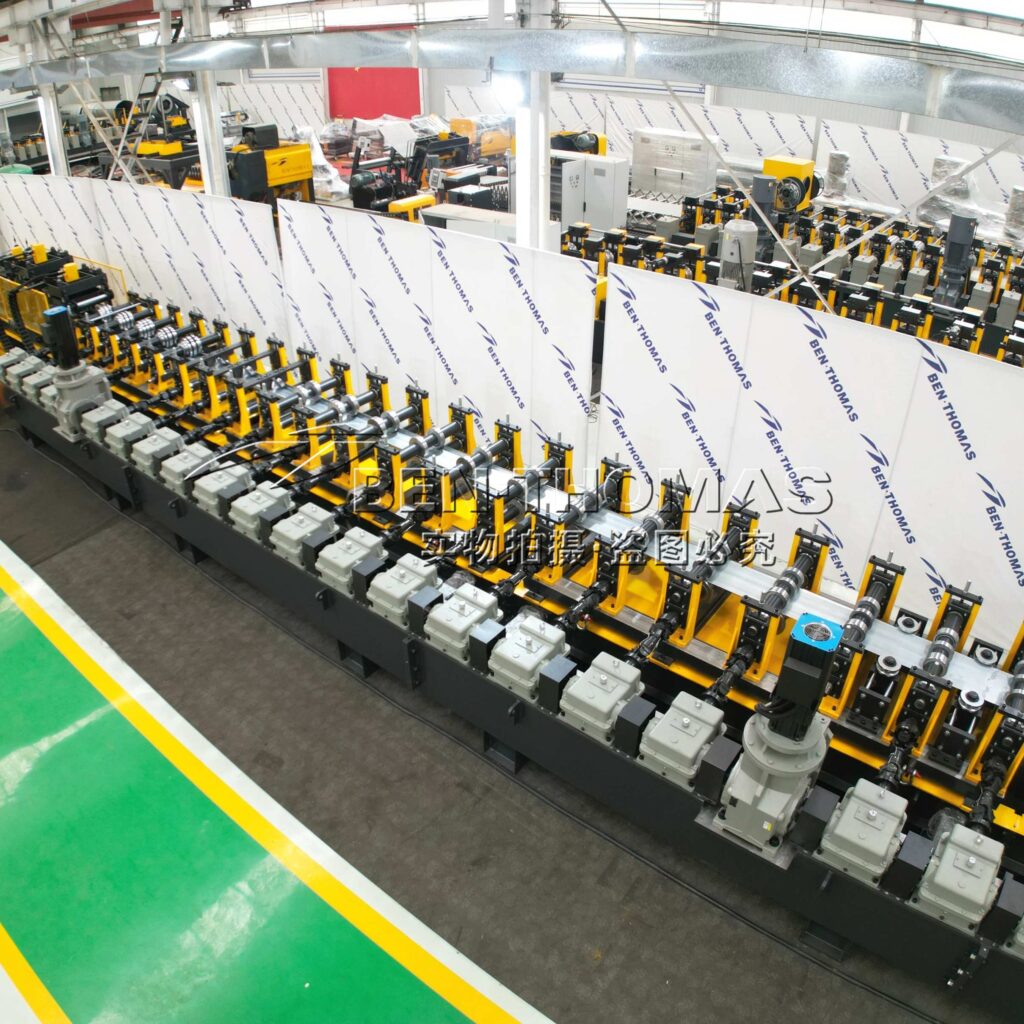 roll forming line for esp collecting electrode plates