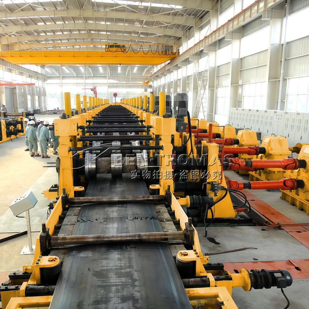 Bridge U-rib production line