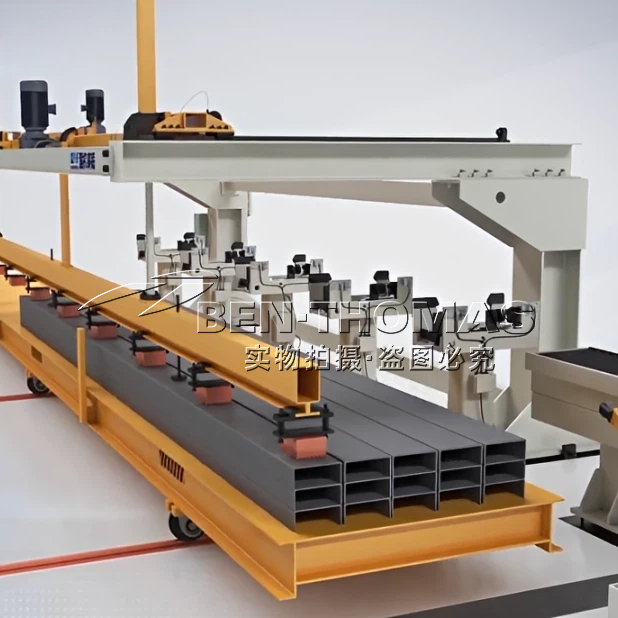 Automobile frame rail production line