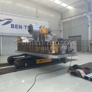Greenhouse gutter machine
