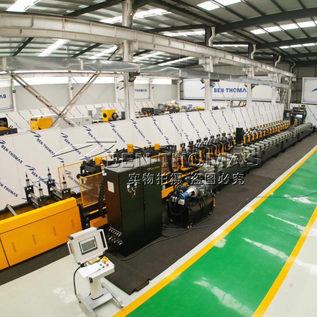 collecting electrodes roll forming machine