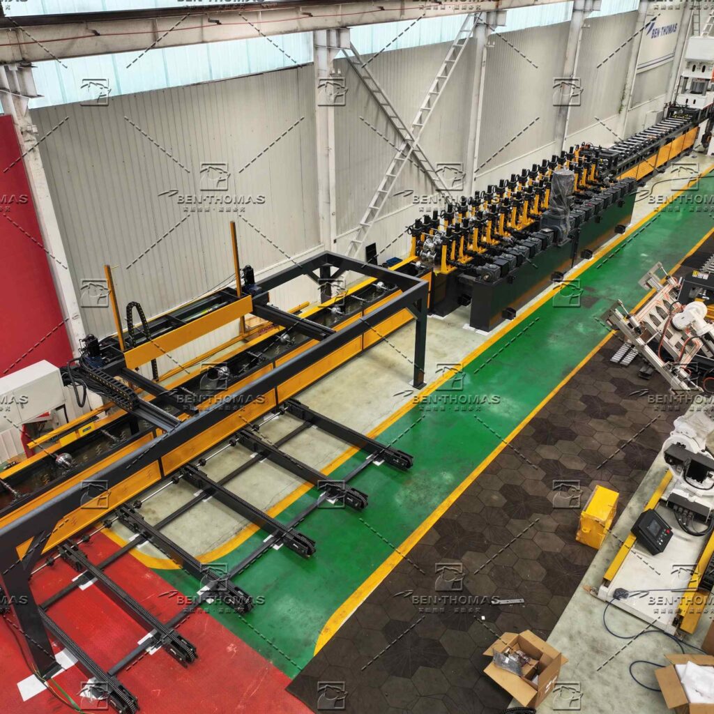 road safety guardrail roll forming line