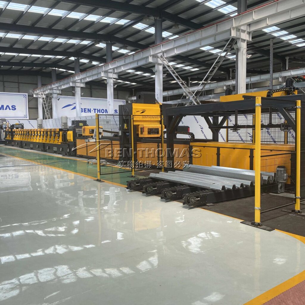 c u omega roll forming machine