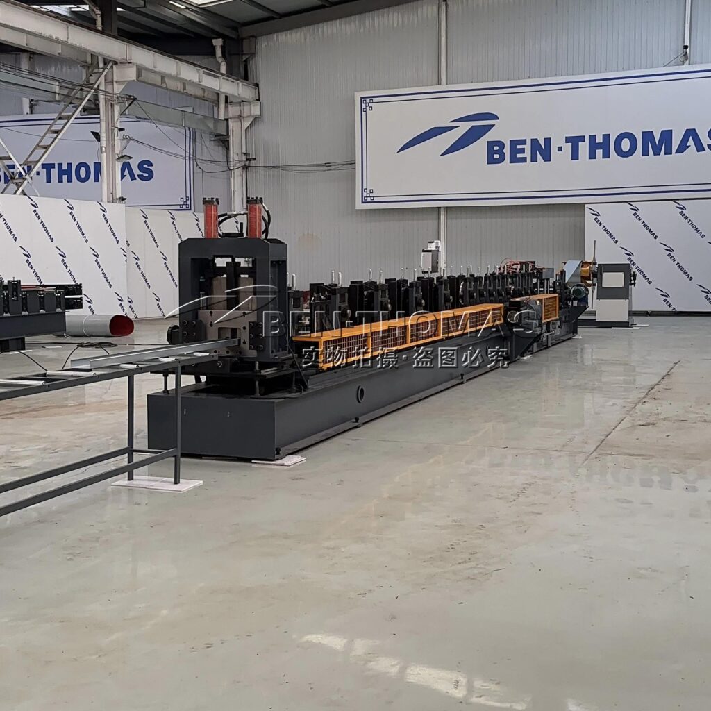 metal c u omega profile channel production line