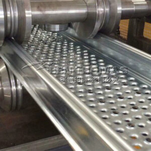 Scaffolding plank roll forming line