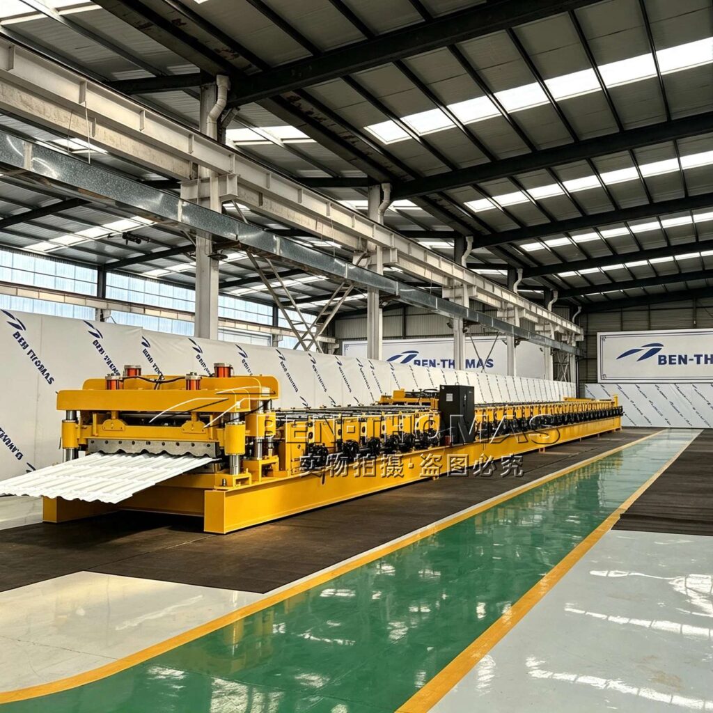 glazed roof panel roll forming machine