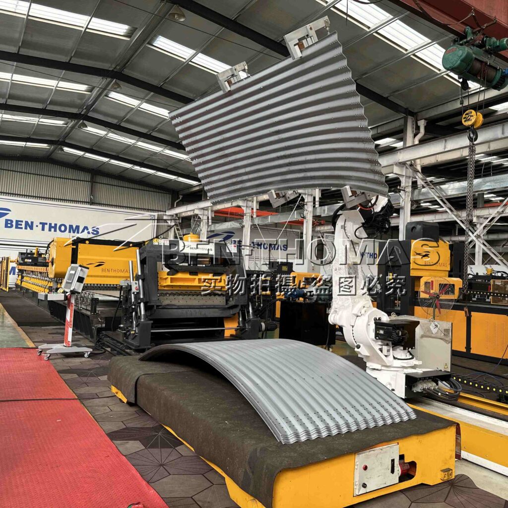 grain bin silo manufacturing line