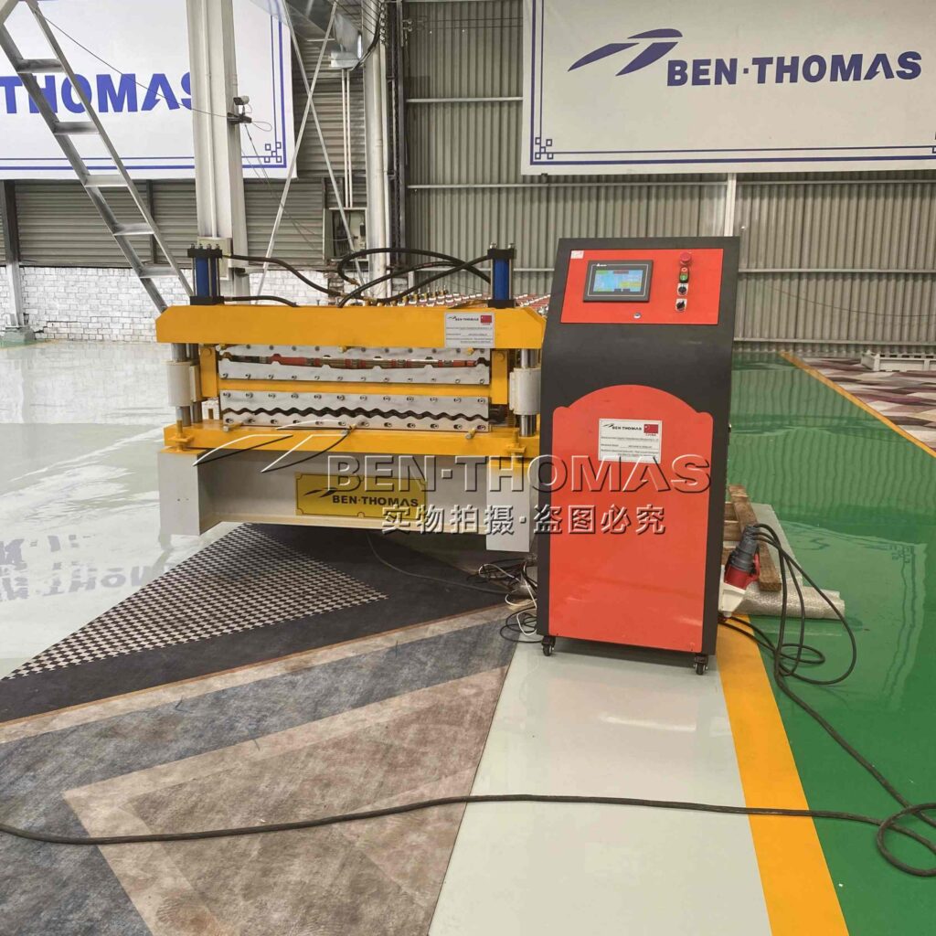 double layer roof and wall panel roll forming machine