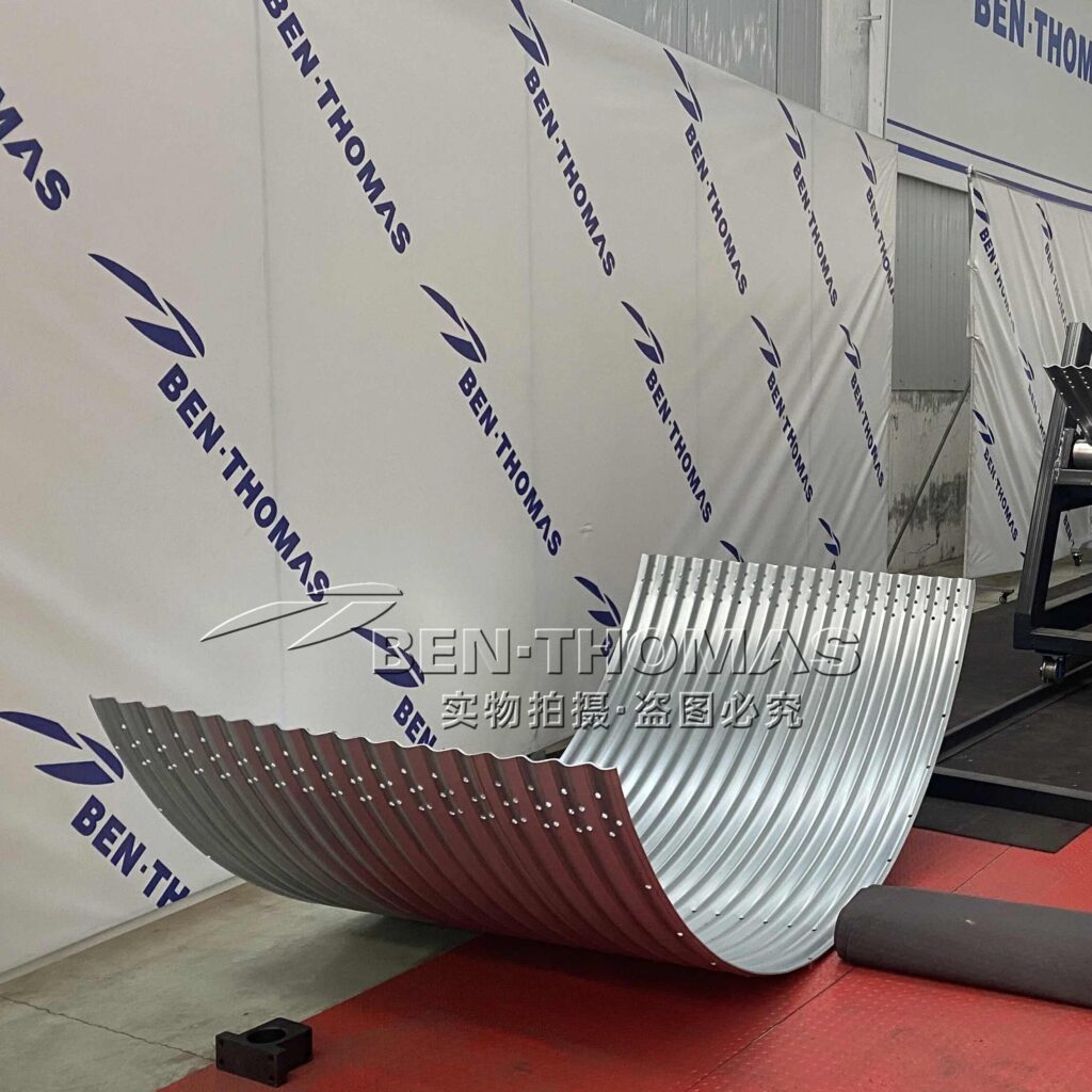 Steel silo fabricating equipment