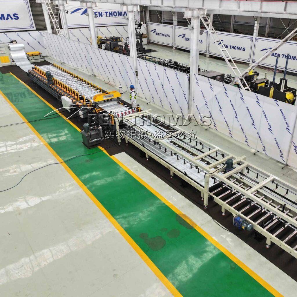 hi speed automatic roof panel roll forming machine
